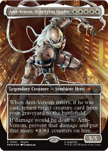 Anti-Venom, Horrifying Healer [#0001 Borderless] (PRM-R-FOIL)