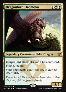 Dragonlord Dromoka (DTK-M) Heavy Play
