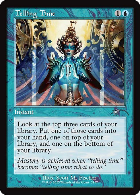 Telling Time [ #2157 Retro Frame ] (SLD-U)