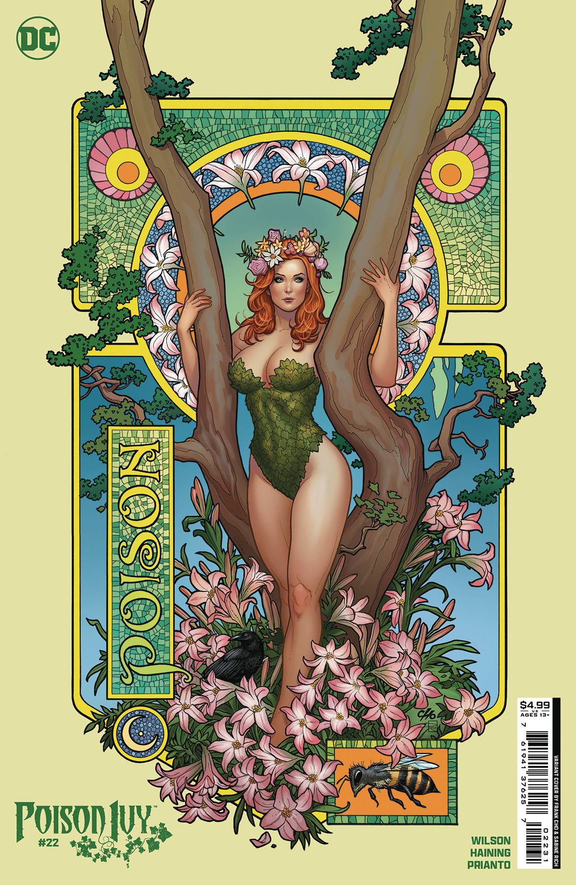 POISON IVY #22 CVR B FRANK CHO CARD STOCK VAR