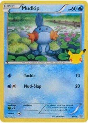 Mudkip 19/25 (MCD21) McDonald's 25th Anniversary Promo - Near Mint Holofoil