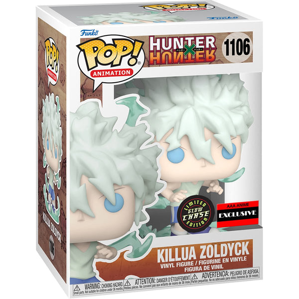 POP Figure: Hunter X Hunter #1106 - Killua Zoldyck (AAA) (Chase) (Glow)