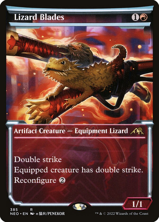 Lizard Blades [ #385 Soft Glow Showcase ] (NEO-R)