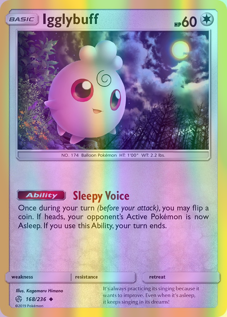 Igglybuff - 168/236 (CEC) Uncommon - Near Mint Reverse Holofoil