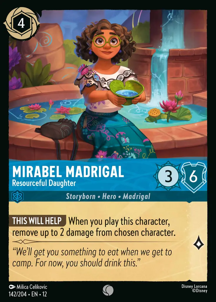 Mirabel Madrigal - Resourceful Daughter (142/204 - Wilds Unknown) Common