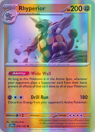 Rhyperior - 076/142 (SCR) Rare