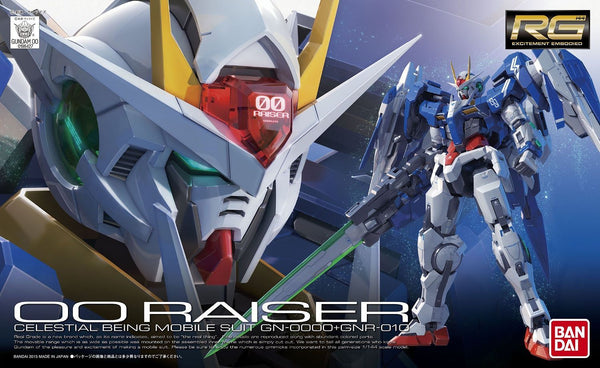 1/144 (RG): Gundam 00 - #18 00 Raiser Celestial Being Mobile Suit GN-0000+GNR-010
