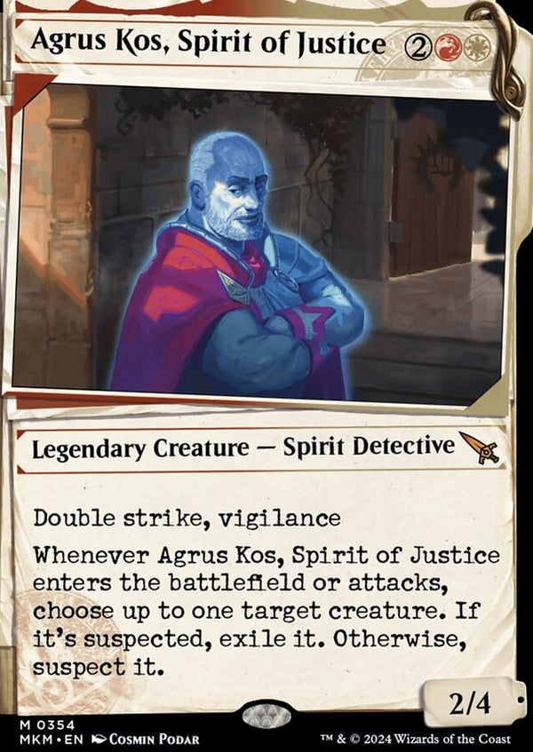 Agrus Kos, Spirit of Justice [#0354 Dossier Showcase] (MKM-M)