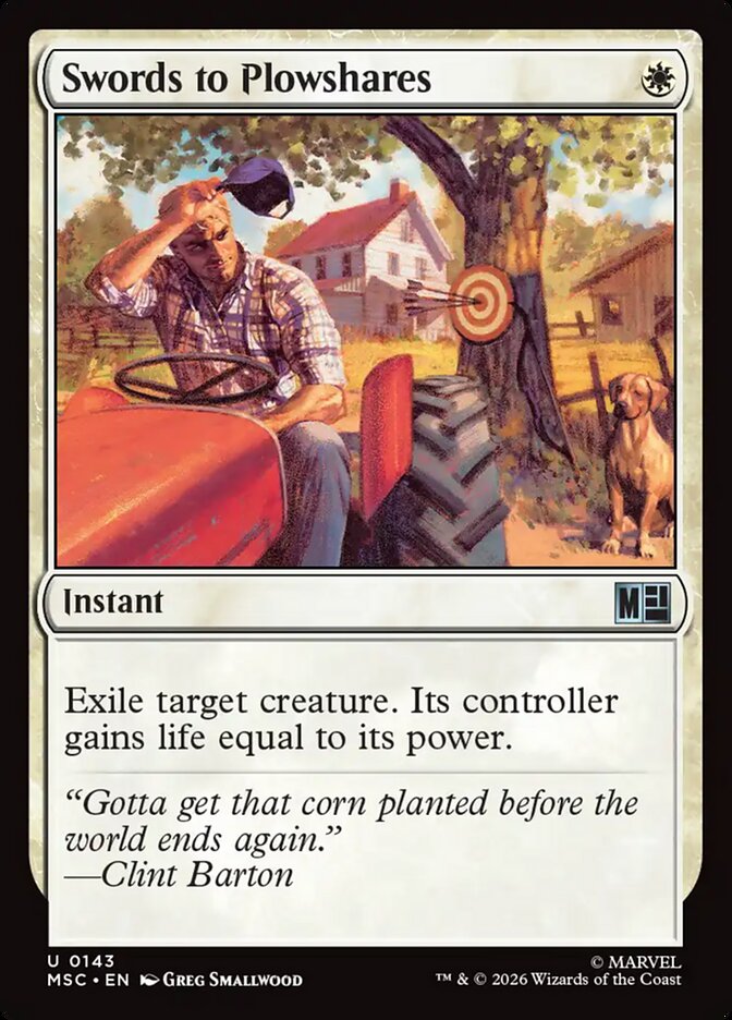 Swords to Plowshares [ #0143 Surge Foil ] (MSC-U)