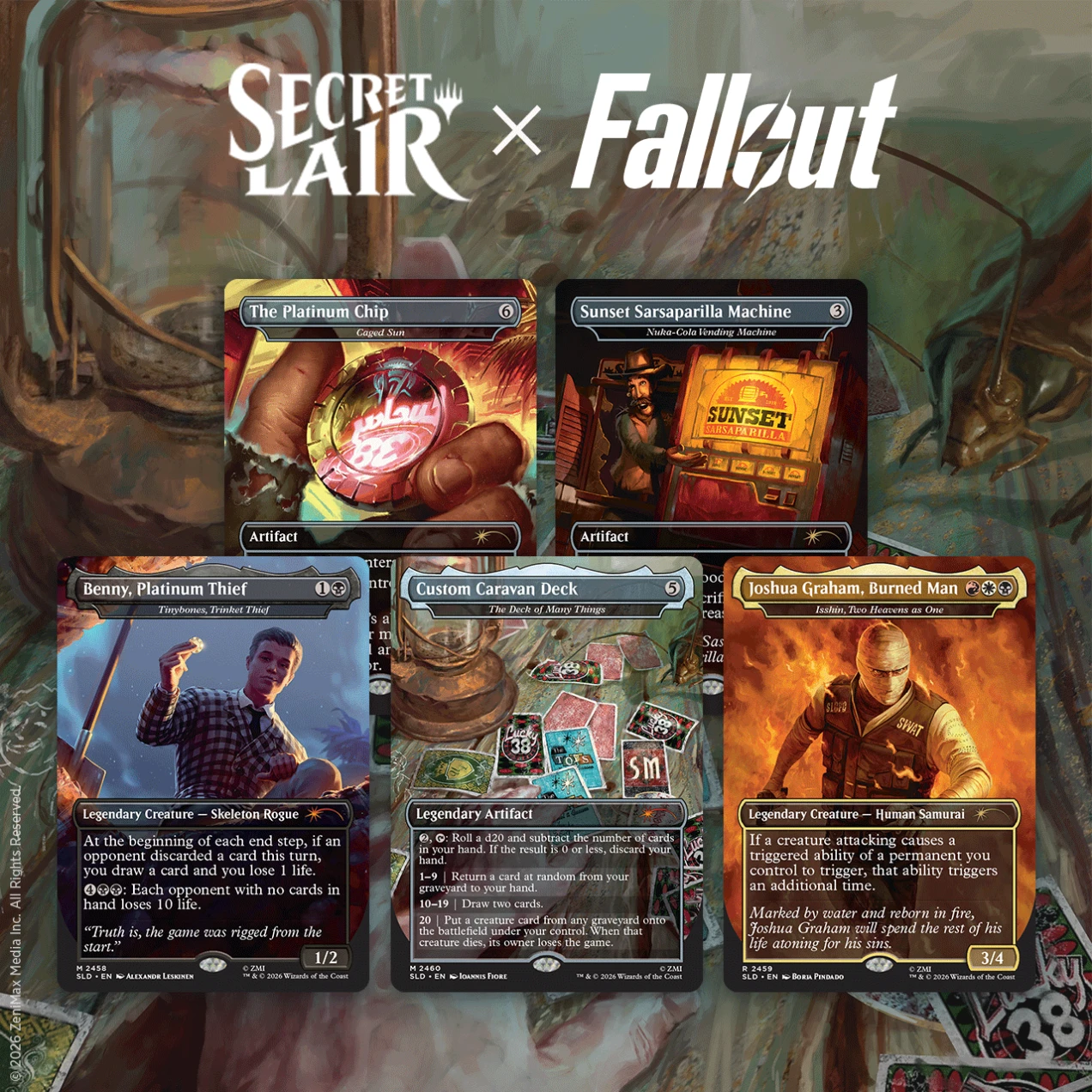MTG: Secret Lair x Fallout: Welcome to New Vegas MTG: Secret Lair x Fallout: Welcome to New Vegas