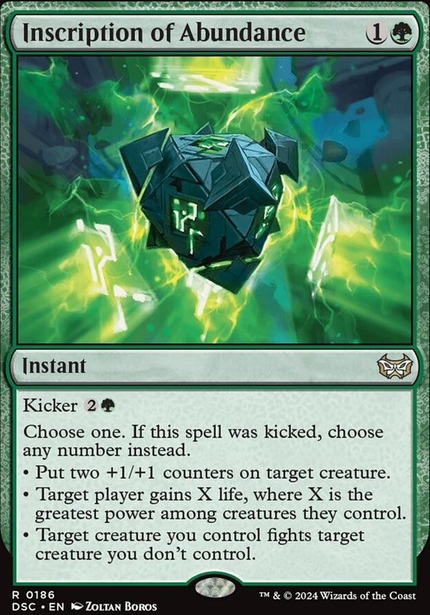 Inscription of Abundance [#0186] (DSC-R)