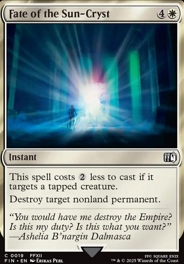 Fate of the Sun-Cryst [ #0019 ] (FIN-C)