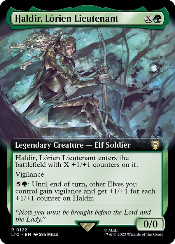 Haldir, Lorien Lieutenant [#0122 Extended Art] (LTC-R)