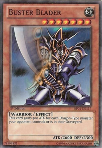 Buster Blader (Starfoil) (BP01-EN117) Starfoil Rare - Near Mint 1st Edition