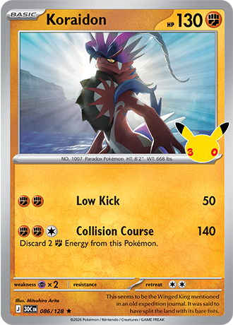 Koraidon - 086/128 (30C) Rare