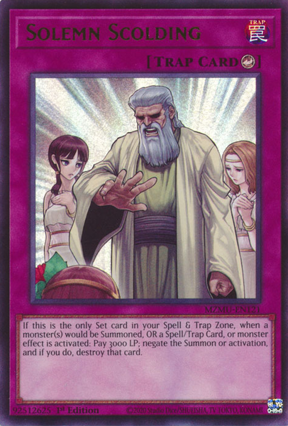 Solemn Scolding (MZMU-EN121) Solemn Scolding (MZMU-EN121)
