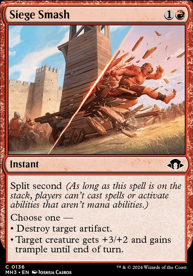 Siege Smash [#0136] (MH3-C-FOIL)