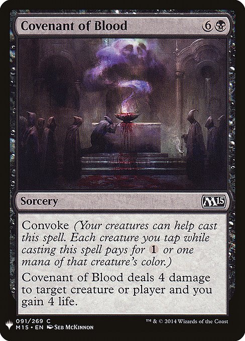 Covenant of Blood [Mystery Booster #0603] (M15-C)