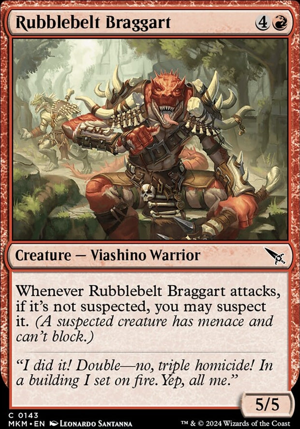Rubblebelt Braggart [#0143] (MKM-C)