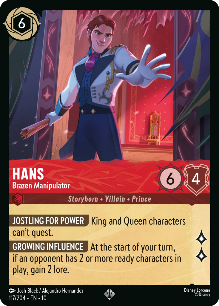 Hans - Brazen Manipulator (117/204 - Whispers in the Well) Super Rare