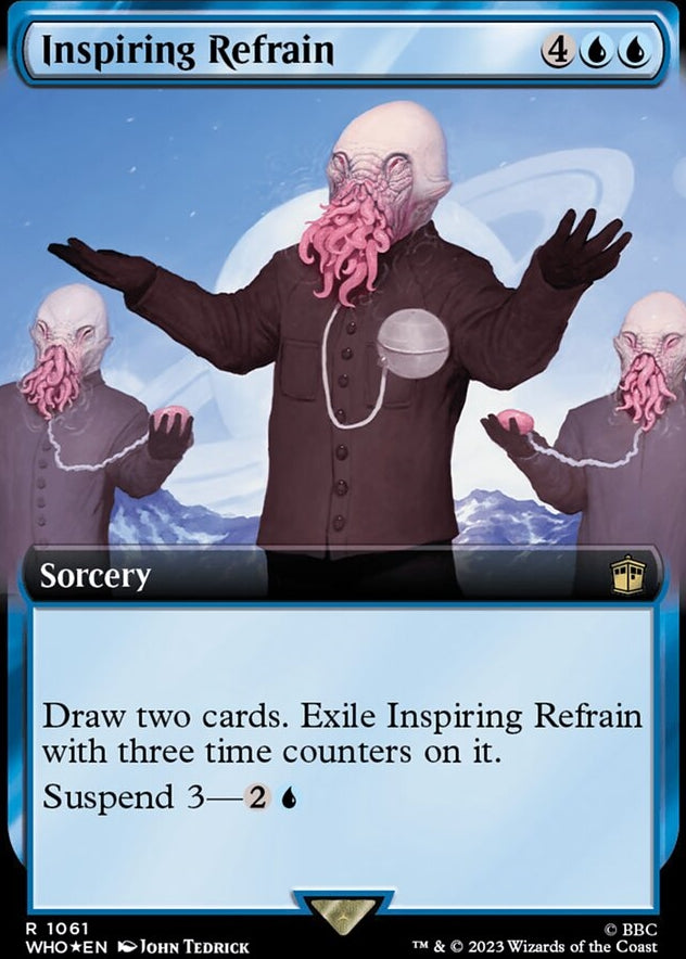 Inspiring Refrain [#1061 Surge Foil Extended Art Reprint] (WHO-R)