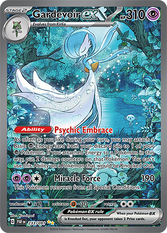 Gardevoir ex - 233/198 (PAF) Special Illustration Rare - Near Mint Holofoil