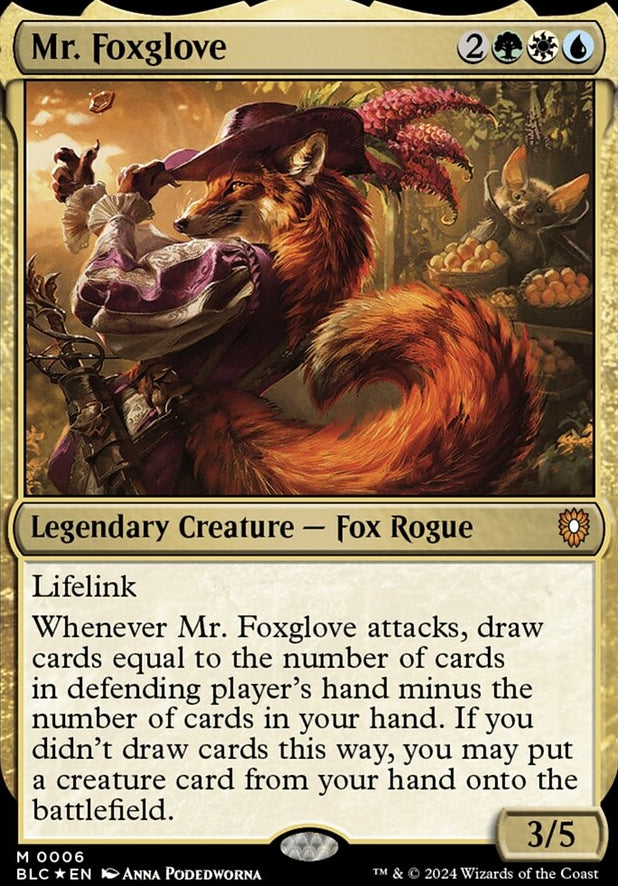 Mr. Foxglove [#0006 Commander] (BLC-M-FOIL)