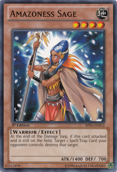 Amazoness Sage (BP01-EN212) Common - Near Mint 1st Edition