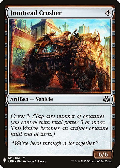 Irontread Crusher [Mystery Booster #1598] (AER-C)