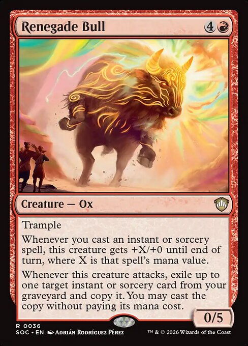 Renegade Bull [ #0036 ] (SOC-R)
