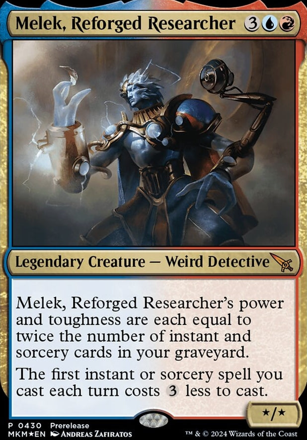 Melek, Reforged Researcher [#0430 Prerelease Promo] (MKM-M-PRE)