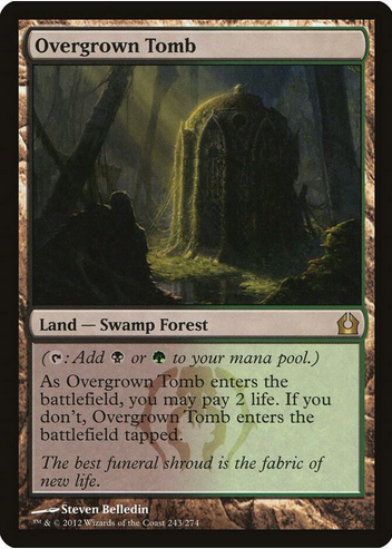 Overgrown Tomb (RTR-R-FOIL) Light Play