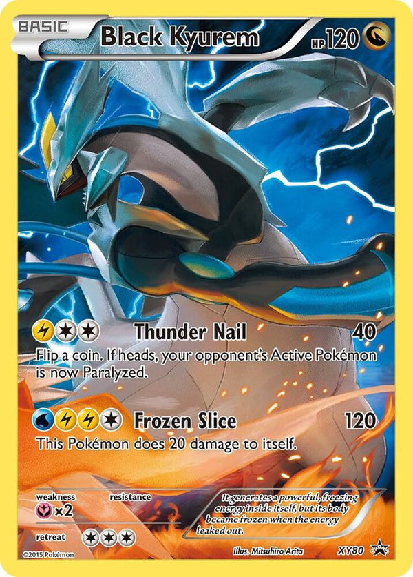 Black Kyurem - XY80 (XY:PR) Promo - Moderate Play Holofoil