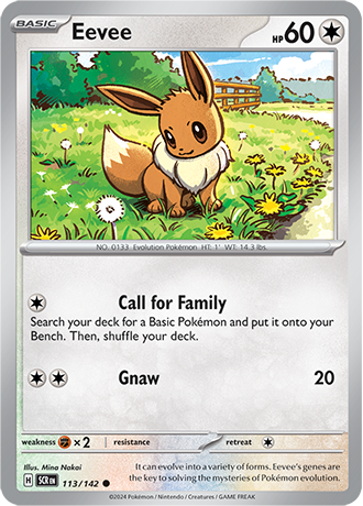 Eevee - 113/142 (SCR) Common - Near Mint