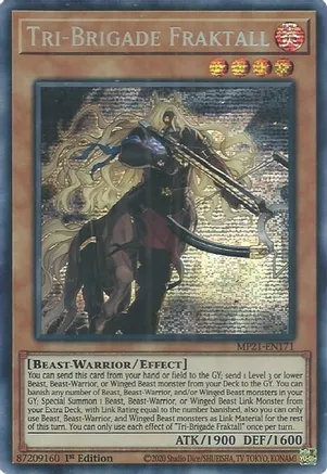 Tri-Brigade Fraktall (MP21-EN171) Secret Rare - 1st Edition Near Mint