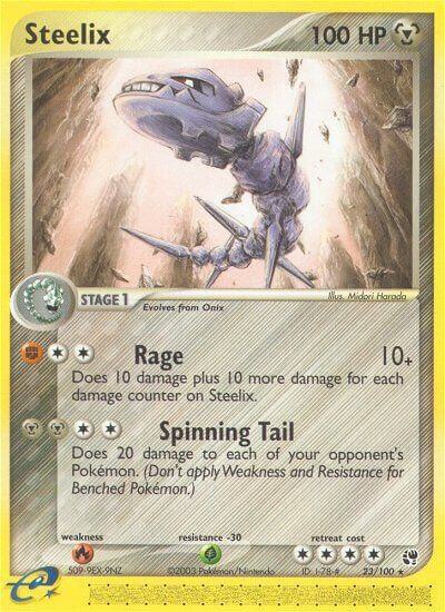 Steelix - 23/100 (SS) Rare - Light Play