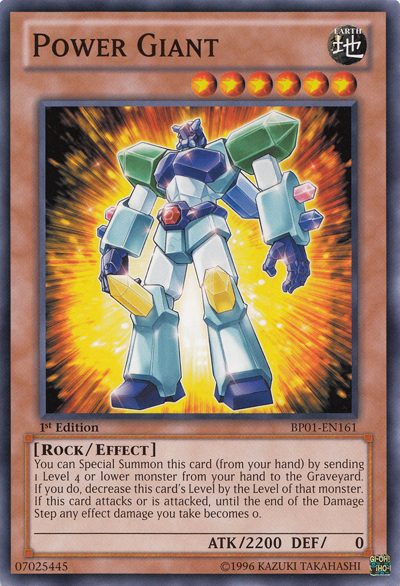 Power Giant (BP01-EN161) Common - Near Mint 1st Edition