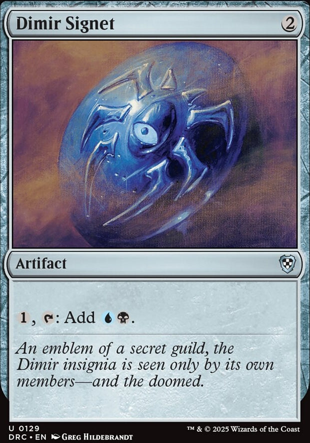 Dimir Signet [ #0129 ] (DRC-U)