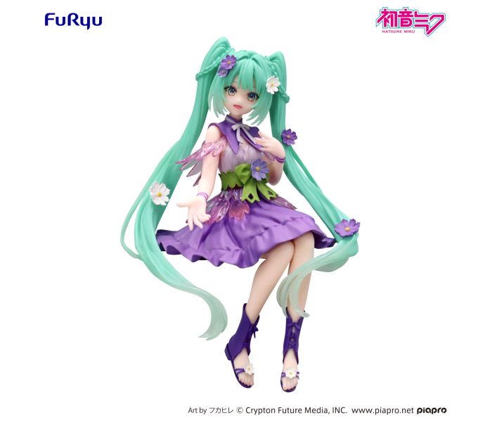 Hatsune Miku Flower Fairy Cosmos Purple Color Ver.  Noodle Stopper Figure