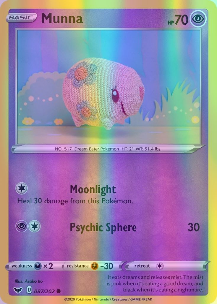 Munna - 087/202 (SWSH01) Common - Near Mint Reverse Holofoil
