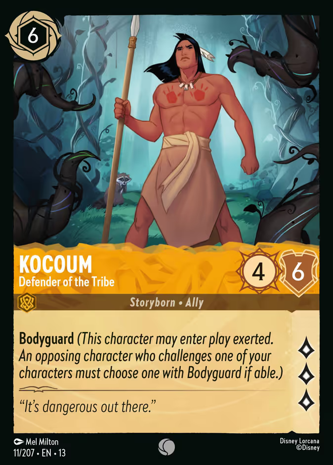 Kocoum - Defender of the Tribe (011/204 - Attack of the Vine!) Common