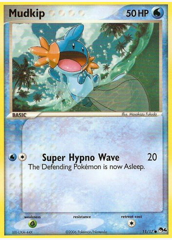 Mudkip (11/17) Holofoil - Moderate Play