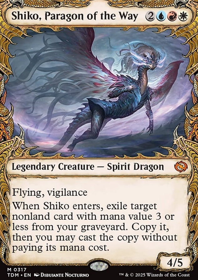 Shiko, Paragon of the Way [ #0317 Draconic Showcase ] (TDM-M)