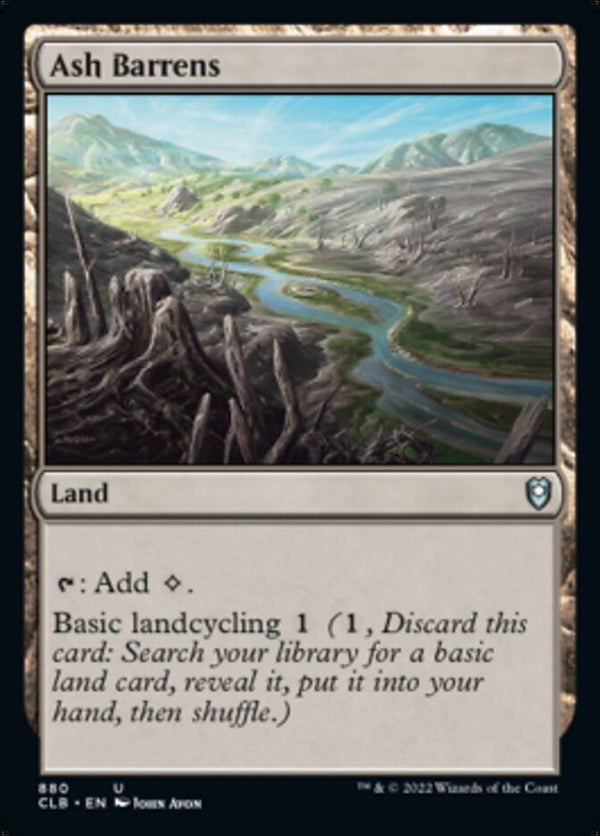 Ash Barrens [#880 Commander Decks] (CLB-C)