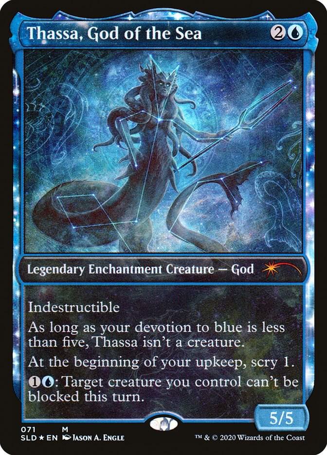 Thassa, God of the Sea [#071] (SLD-M-FOIL)