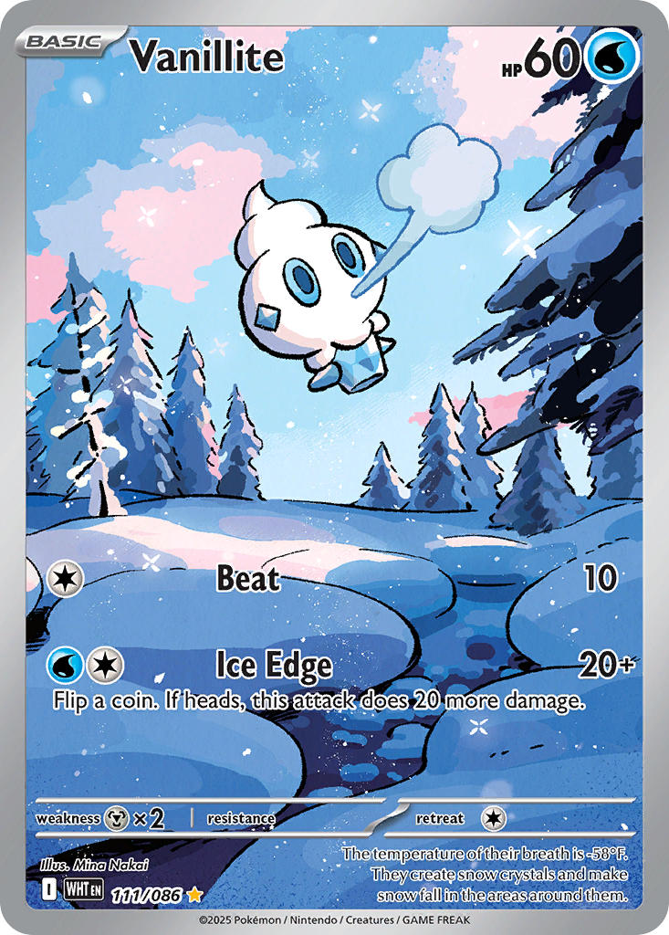 Vanillite - 111/086 (WHT) Illustration Rare