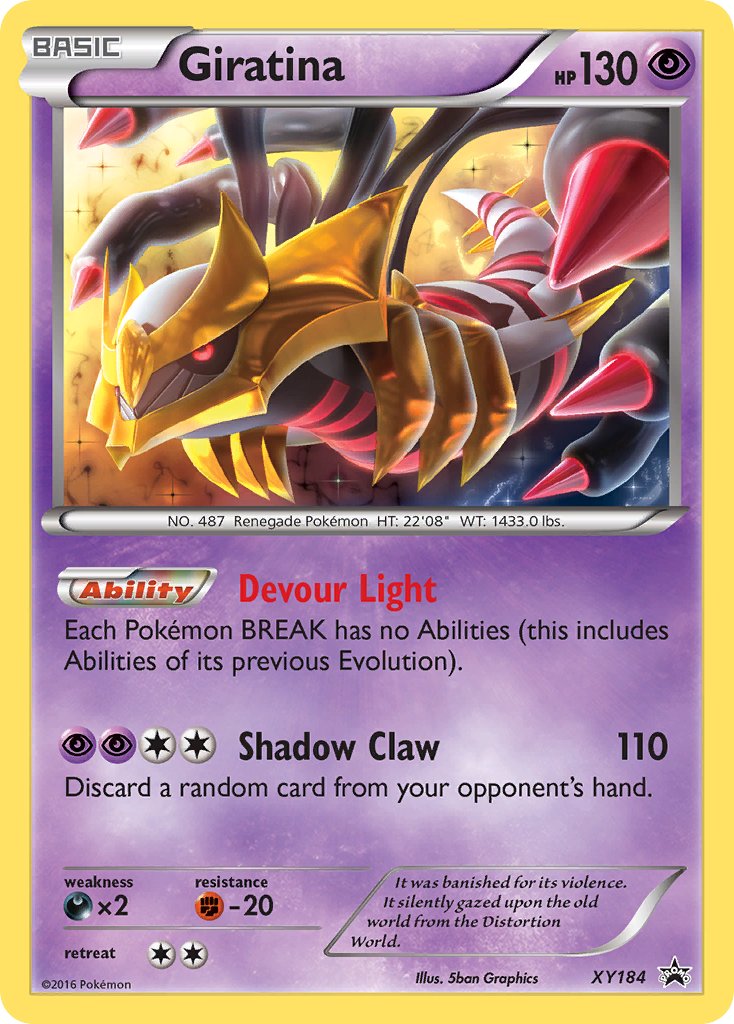 Giratina - XY184 (XY:PR) Promo - Near Mint Holofoil