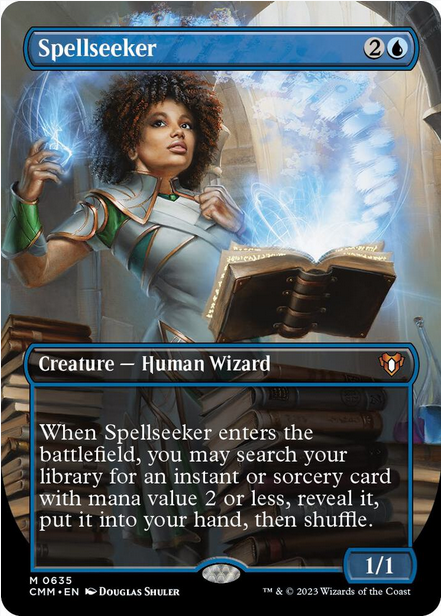 Spellseeker [#0635 Borderless] (CMM-M-FOIL)