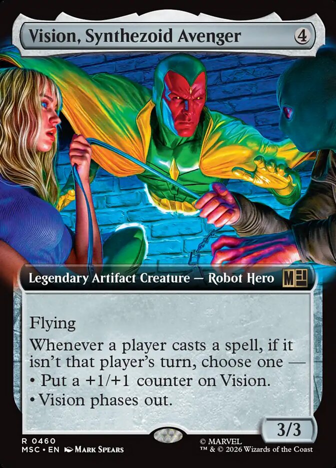 Vision, Synthezoid Avenger [ #0460 Extended Art ] (MSC-R)