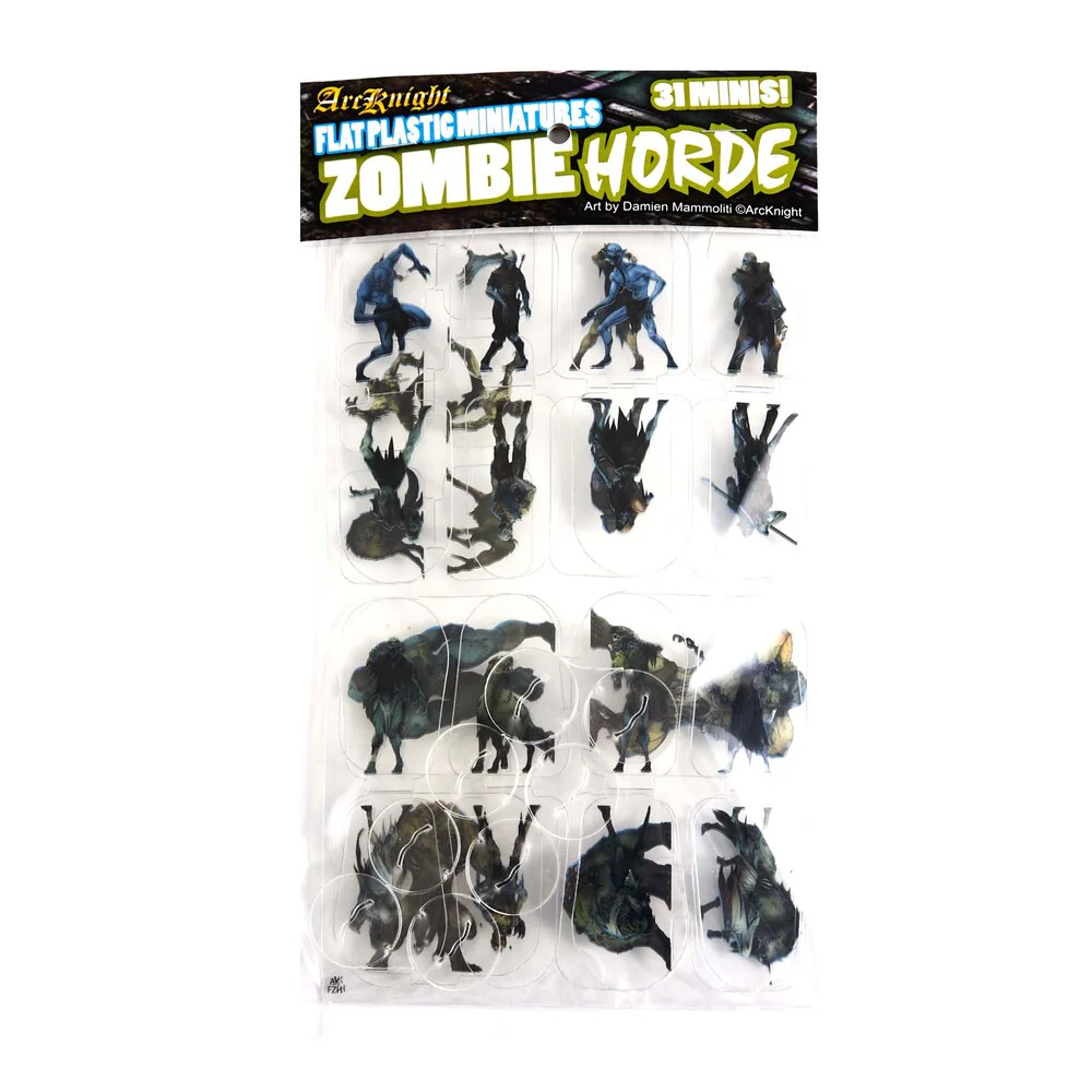 ArcKnight - Flat Plastic Minis Zombie Horde